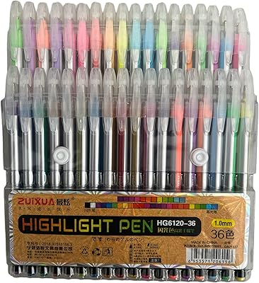 Set of 36 pens with neon gel zwishua for adults and children the package.. Transform your shopping experience with DIAYTAR NIGERIA's vast product selection delivered at unbeatable prices.