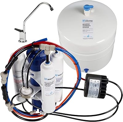 Inverse osmosis system Artesian in full contact Home Master TMA FC-ERP, 7 steps, quick filling rate of 4.5 seconds, waste ratio 1: 1, catalytic coal of 8.5 ", parts limited to 5 years.. DIAYTAR NIGERIA revolutionizes online shopping with competitive prices and reliable 5-8 day delivery.