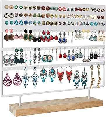 Support for earrings and metal jewelry organizer with classic display with base.. DIAYTAR NIGERIA: Bringing quality products to every Nigerian home at prices everyone can afford.
