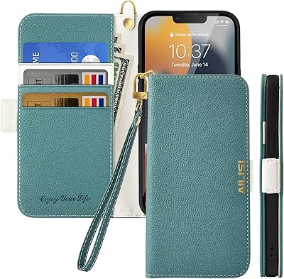 ELESY portfolio case for iPhone 13 Pro (61 inch) Leather flap case.. DIAYTAR NIGERIA: Bridging the gap between consumers and quality products with affordable nationwide shipping.
