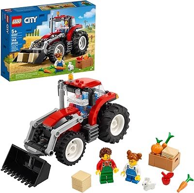 LEGO City Tractor 60287 construction set; Excellent children's toy, new 2021 (148 pieces).. DIAYTAR NIGERIA makes online shopping accessible to all with budget-friendly prices and reliable delivery.