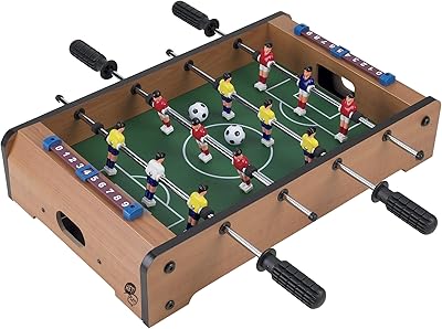 High ! Play! Mini portable table football table with 2 balloons and marker for adults and children! Dark beige/green.. Experience hassle-free shopping with DIAYTAR NIGERIA's user-friendly platform and prompt delivery service.