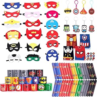 Beauenty Party Articles The Superhero Birthday Party Gift Box includes 18 Super -herian feast articles, 18 keychain, 18 gift bags, 36 superhero bracelets (108 pieces).. Discover why millions choose DIAYTAR for affordable online shopping with delivery in just 5-8 days.