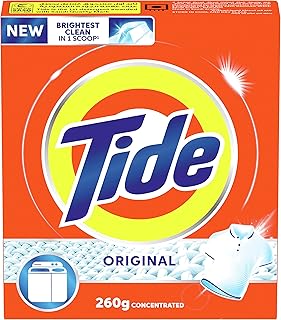 Tide 260 g powder laundry detergent.. Shop easy, pay less, get it fast — with DIAYTAR Nigeria.