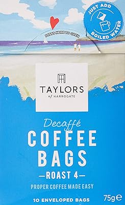 Harrogate roasted coffee bag tires - Décafé, 75 g (10 packaged bags).. DIAYTAR NIGERIA makes quality accessible with our extensive catalog and competitive delivery rates.