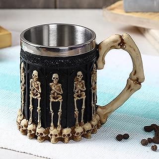 Tide Ribbons Drinking Cup in stainless steel Skeleton Motor Chattering Beer for Coffee.. Shop from Nigeria's largest product selection at DIAYTAR, with budget-friendly prices and swift delivery.