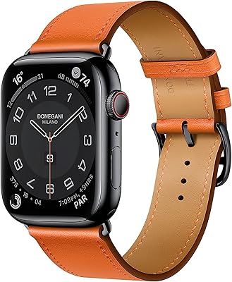 Danjani leather bracelet series 7 6 5 4 3 2 1 Se for men and woman compatible with Apple Watch Hermes Silver Link Original Stainless Steel, Leather, Agate.. DIAYTAR NIGERIA: Revolutionizing accessibility to quality products at budget-friendly prices across Nigeria.