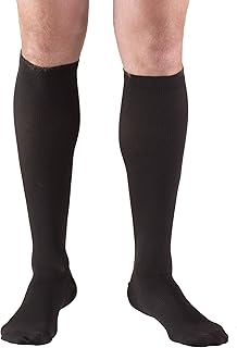 True form compression socks, 15-20 mmhg, socks dressed for men, knee length on calf, black.. Your everyday shopping destination, DIAYTAR NIGERIA offers quality and value delivered within days.