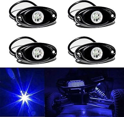 Making Tech LED Rock 4 Pods Waterproof Neon Lamps for cars, trucks, SUV, All-terrain, boats, all-terrain and trails (blue).. Order today, receive in days — DIAYTAR Nigeria makes it possible.