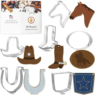Rodeo cowboy 6 -piece cookie cutters - Victory cookie cutter - USA tin steel.. Shop confidently with Nigeria's most trusted e-commerce platform, offering swift and affordable delivery.