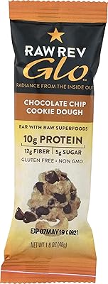 Vegetable protein bars RAW REVE GLOW with chocolate chip cookies.. DIAYTAR NIGERIA: Where shopping meets satisfaction with affordable prices and prompt delivery services.