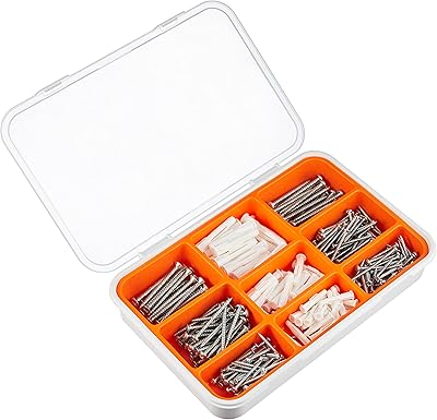 Ikea fixa wall screw and walls game, 260 pieces in 1 box - galvanized steel - Wooden screws and ankles for wood, dry partitions, concrete and brick.. DIAYTAR NIGERIA makes online shopping accessible to all with budget-friendly prices and reliable delivery.