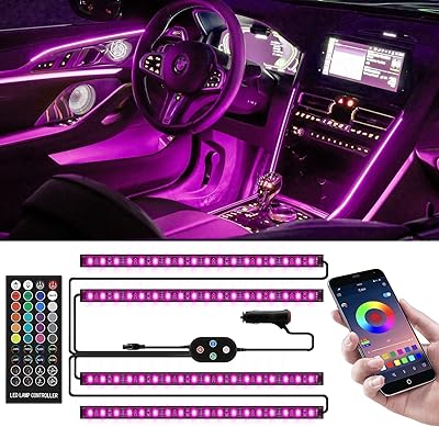 Somkill 72 LED bulbs interior lighting with application by application and remote control.. Make every purchase count with DIAYTAR Nigeria — shop smart, shop fast.