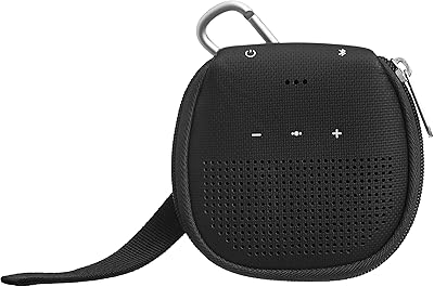 Protective case with support for Bluetooth bose soundlink micro of Amazonbasics - black.. DIAYTAR NIGERIA: Your one-stop e-commerce destination with affordable prices and nationwide delivery in 5-8 days.