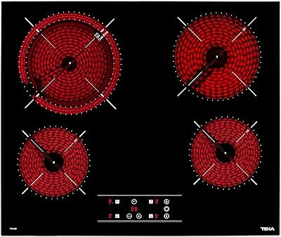 TEKA Vitroceramic oven TT6420 60 cm with 4 zones and touchscreen with independent programmer for each cooking zone - manufactured in Europe \ "one year warranty \".. You deserve better shopping — choose DIAYTAR Nigeria today.