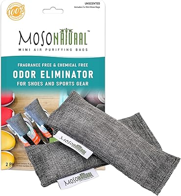 Air purifier and deodorant for Moso Natural Mini Bag shoes. Deodorizing for sports bags, sneakers and sports equipment, charcoal, pack of 2.. Shop the smart way with DIAYTAR NIGERIA's extensive selection and budget-friendly nationwide delivery.