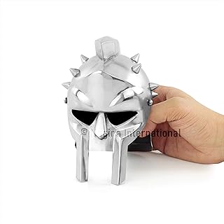 Miniature medieval helmet Armor of Roman Spartan gladiator | Spartan helmet | Home and office decoration | Point gladiator helmet.. Get top brands at bottom prices, only on DIAYTAR Nigeria.