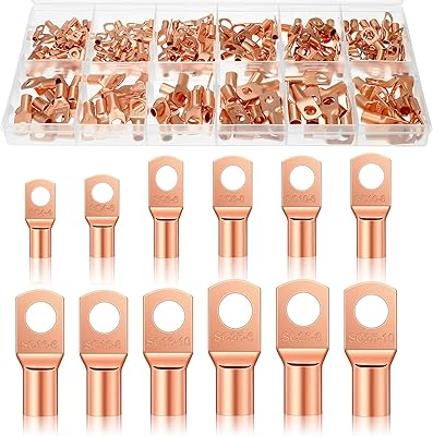 200 pieces of copper battery wire, 12 battery cable end sizes, tube slots, terminal ring, SC terminal connectors for car supplies.. Experience DIAYTAR NIGERIA, where extensive product variety meets pocket-friendly prices and reliable delivery.