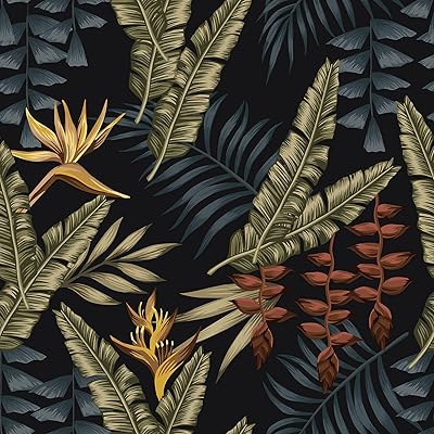 Westec Floral Wallpaper removable Modern Removable Palm Leaves Jungle Wallpaper For Bathroom Floral Sticker Wallpaper For Foldable Waterproof Wallpaper 17.5 "X 315".. Join millions of satisfied shoppers using DIAYTAR Nigeria every day.