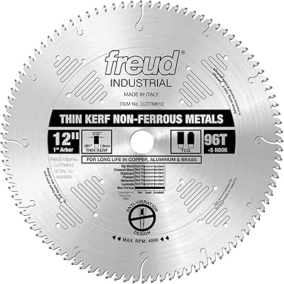 Freud Lu7777M012: 12 -inch aluminum average blade.. Discover endless possibilities with DIAYTAR NIGERIA's comprehensive catalog and budget-friendly delivery.
