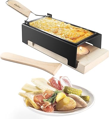 Raclette cheese with foldable handle - Candle cheese background with spatula and candles - Background in less than 4 minutes - Excellent gift.. DIAYTAR NIGERIA: Your one-stop e-commerce destination with affordable prices and nationwide delivery in 5-8 days.
