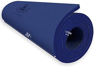 Yoga carpets extra thick tpe hatha yoga - 72 \ "x 32 \" 1/2 inch thickness - Certified SGS respectful of the environment - with high density anti -dresses exercise for trips to the sports hall at home and on the floor outside.. Your trusted marketplace, DIAYTAR NIGERIA offers extensive variety with delivery within 8 days.