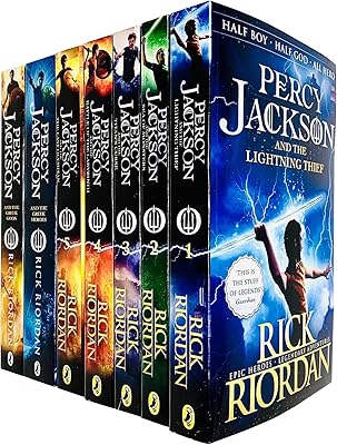 PERCY JACKSON collection 7 pounds from Rick RIRIRS (Lightning thief of Monsters.. DIAYTAR NIGERIA redefines convenience with our diverse marketplace and affordable nationwide shipping.