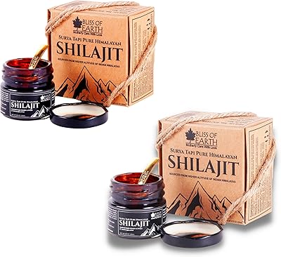 Bliss of Earth Original Surya Tabi Himalayan Shilajit Resin for Men and Women, Shilajit/Mumiu, rich in fulvical and mineral acid, 2 x 20 g.. Shop with purpose at DIAYTAR NIGERIA and discover a world of products at budget-friendly prices.