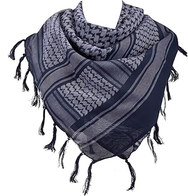 Thick arabic shemagh 100% cotton with military design, thick scarf or keffiieh on the theme of the desert for men and women, size 43*43 inches.. Shop smart, shop DIAYTAR - Nigeria's most affordable e-commerce platform with nationwide delivery.
