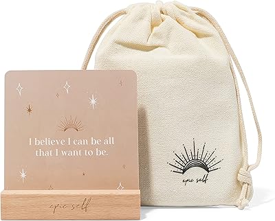 Positive affirmation cards for women | 31 unique motivation cards with wooden office support | Powerful daily quotes for personal care, stress relief, self -love and meditation.. Discover why thousands choose DIAYTAR NIGERIA for affordable products delivered in less than a week.