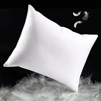 Sabritex bed pillow with average goose down and feathers, suitable for people sleeping on their back and on the side, 2 rooms.. DIAYTAR NIGERIA: Where affordability and variety meet with convenient delivery within 8 days.