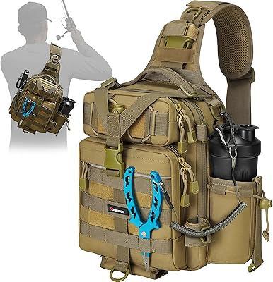 Storage bag for fish fishing equipment, backpack with exterior shoulder strap, shoulder bag.. Explore limitless products on DIAYTAR Nigeria — at the lowest prices.