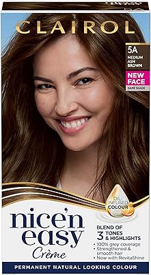 Permanent coloring clairol nice & easy cream, natural infused with oils, 5a, average average brown.. Order today, receive this week — shopping with DIAYTAR Nigeria is that simple.