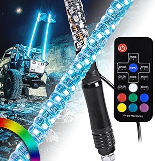 2 pieces of 3 feet of lights LED whip for UTV ATV [21 patterns] [20 colors] [RF radio controller] [Anti-fouet] [American flag] LED light whip for Rzr can-am polaris UTV ATV ATV.. DIAYTAR NIGERIA transforms online retail with unbeatable prices and consistent delivery timeframes.