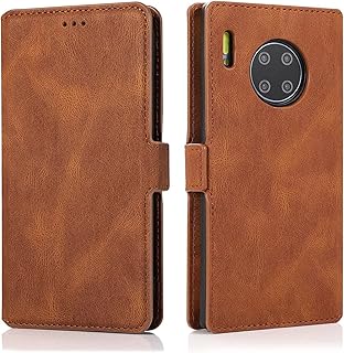Leather protective case for Huawei Mate 30 Pro with card slot - Brown.. Experience shopping freedom with DIAYTAR NIGERIA's vast selection and 5-8 day nationwide delivery service.