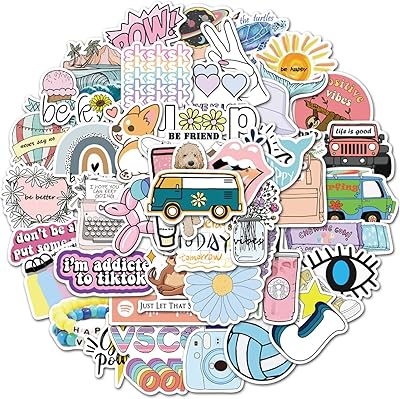GZS water bottle stickers, cartoon stickers - 50pcs waterproof vinyl stickers and cute hydro flask for laptop, luggage, skateboarding, computer, teenagers, girls, children.. Affordable choices, delivered fast — that's the DIAYTAR Nigeria promise.