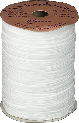 Mat white raffia ribbon Berwick offray 1 4 "Large 100 meters.. Shop confidently with DIAYTAR NIGERIA's vast product range and budget-friendly nationwide shipping.
