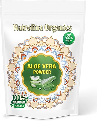 Aloe vera natrolina organics powder, USDA, vegan and GMO certified, 100 g.. Shop smart and save with DIAYTAR NIGERIA's extensive product range and 5-8 day delivery guarantee.