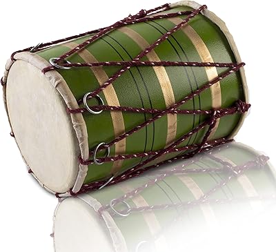 Set of Indian Folk Folk Folk Tabla Diaceral Wood and Leather, Hand Percussion Drum, Music Music Instruments Punjabi Dholk Dholk Dholki 8 x 6 inches, funny birthday gift ideas, hanging rack hanging.. From kitchen tools to phones — DIAYTAR Nigeria ships it all in a week.