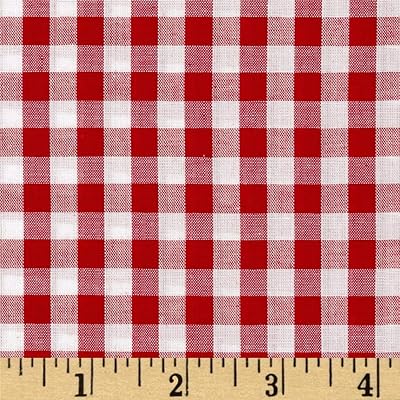 Cotton fabric 1/4 "Richland Textiles 0433637 Richland Check 60" Red fabric checkered by meter.. Find everything you need at prices you'll love with DIAYTAR NIGERIA's comprehensive e-commerce platform.