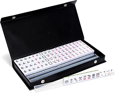 Drezel Mini Portable Mahjong Traditional Chinese version, 144 Acrylic Mah-Jong tiles for family trips, entertainment time.. From phone accessories to home decor — DIAYTAR Nigeria ships it fast.