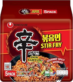 Ramuen noodles with junk chin instant shim nongshim, gourmet spices, 655 g, pack of 5.. DIAYTAR NIGERIA delivers more than purchases - we deliver affordable shopping solutions within the week.