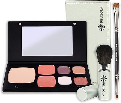 Nicolas Felizola Special edition of mineral makeup palette all in one - high definition makeup for daily use. Escape of a hurry mineral, foundation, blush + 2 brushes.. Your complete shopping solution, DIAYTAR NIGERIA offers extensive choice with competitive prices and delivery.