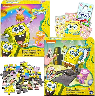 Bob game set - sponge - Bob gaming set - Puzzles Bob The 4 -piece sponge with Bob Epon and more sticker (Bob Eponge Activities).. Explore a world of choices with DIAYTAR NIGERIA's vast catalog and budget-friendly nationwide shipping.