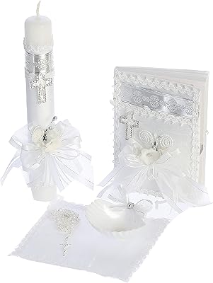 Set of Catholic Baptism Candles for Babies Baptism Candles for Girls Velas Bautizo Collection of Niño Niña.. Why waste time in traffic when you can shop online at DIAYTAR Nigeria? Enjoy convenience, unbeatable prices, and prompt delivery anywhere in Nigeria.
