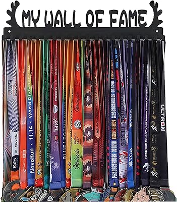 Gotoport medal support to display the medals of sports runners - my reputation wall - Robust black steel metal more than 60 medals easy to install.. Your ultimate shopping destination, DIAYTAR NIGERIA combines extensive selection with affordable shipping.