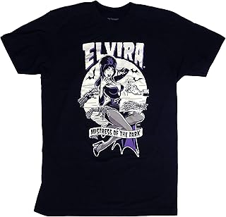 Black T-shirt for men from Kreepsville 666 Elvira Monster Hands Gothic Horror Punk Pin Up Goth 80 90 90.. E-commerce made for Nigeria — fast delivery and low prices at DIAYTAR.