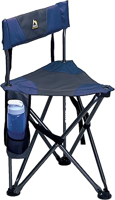 Outdoor folding land chair with GCI Quick-E-Seat tripod with backrest.. DIAYTAR NIGERIA delivers on convenience and affordability with our reliable nationwide shipping.