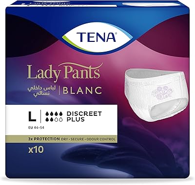 Teena Lady Disc Plus Panties for Women, Culottes for Adult incontinence, size L, pack of 10.. Buy better with DIAYTAR Nigeria — the ultimate e-commerce platform in Nigeria.