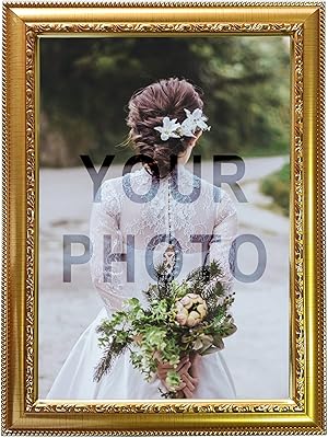 PVC plastic photo frame | Gold color format frames.. Find everything you need at prices you'll love with DIAYTAR NIGERIA's comprehensive e-commerce platform.